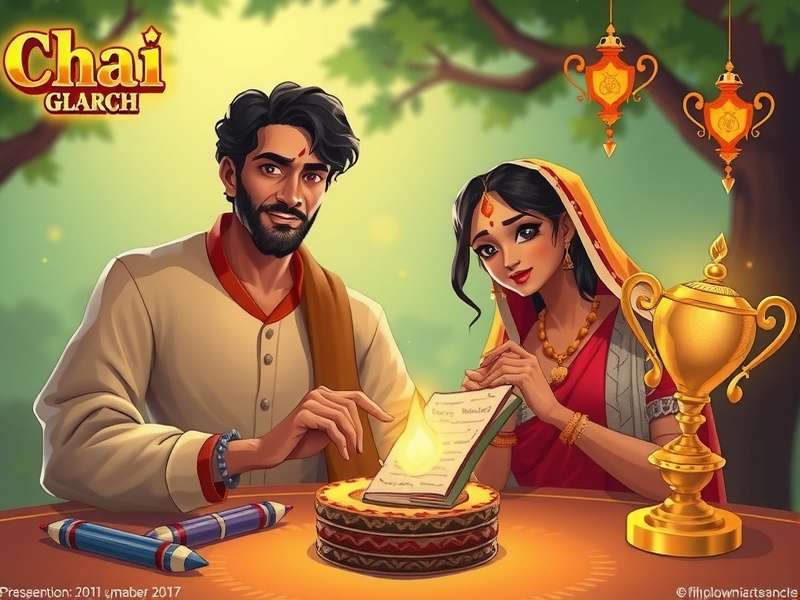 Chai Glory March Story Cutscene - Raj with His Grandfather's Journal